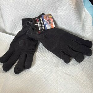 ThermaFur Black Fleece Gloves